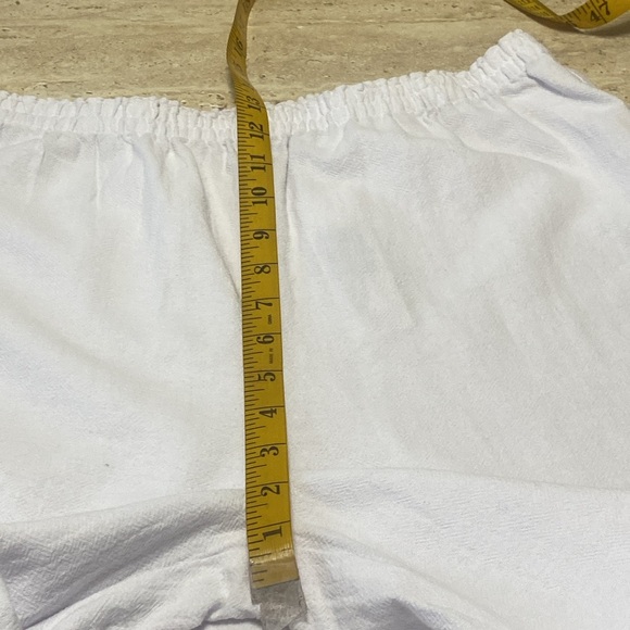NWT, lightweight, and airy White Linen Pants, see measurements in photos below. - Picture 9 of 9